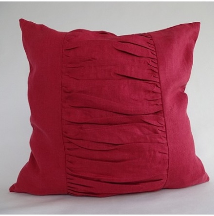 Rtt kuddfodral med draperade veck 