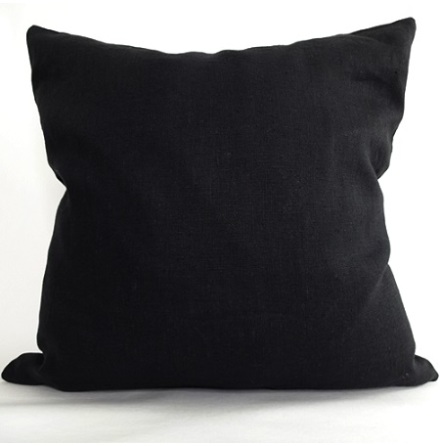 Svart kuddfodral 50x50