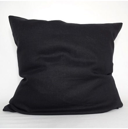 Svart kuddfodral 70x70