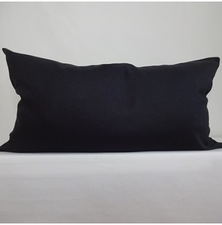 Svart kuddfodral 50x90