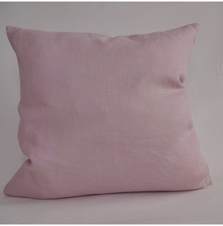 Rosa kuddfodral 50x50