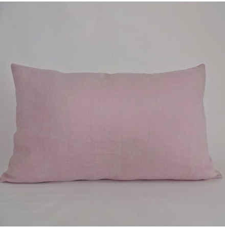 Rosa kuddfodral 40x60