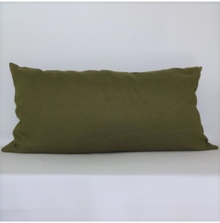 Grnt kuddfodral 50x90
