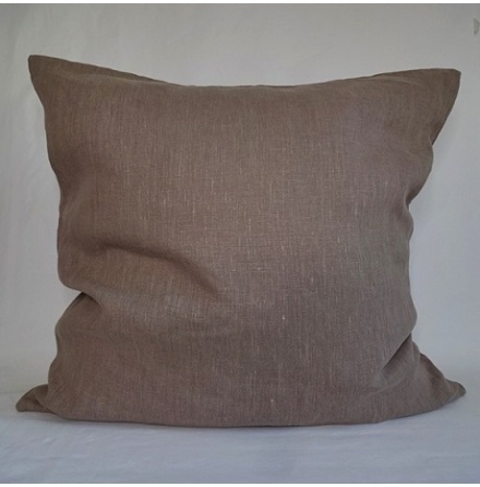 Brunt kuddfodral 80x80