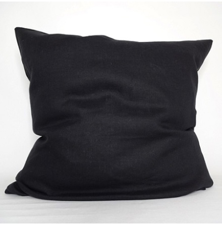 Svart kuddfodral 80x80