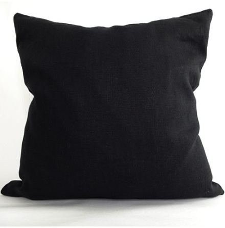 Svart kuddfodral 40x40